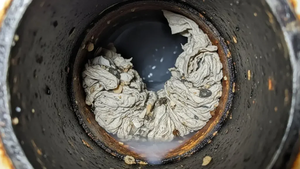 Toilet Drain Unclogging