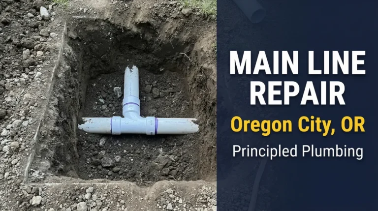 Oregon City Main Line Repair: Why We Upgraded to 1.5-Inch Pipe While We Had It Open